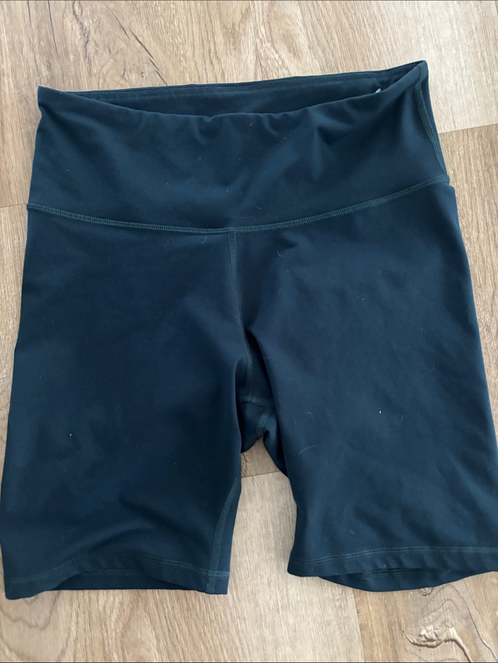 Old Navy Black High-Rise Bike Shorts with Wide Waistband